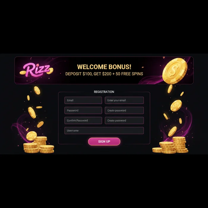 Rizz Casino Signup